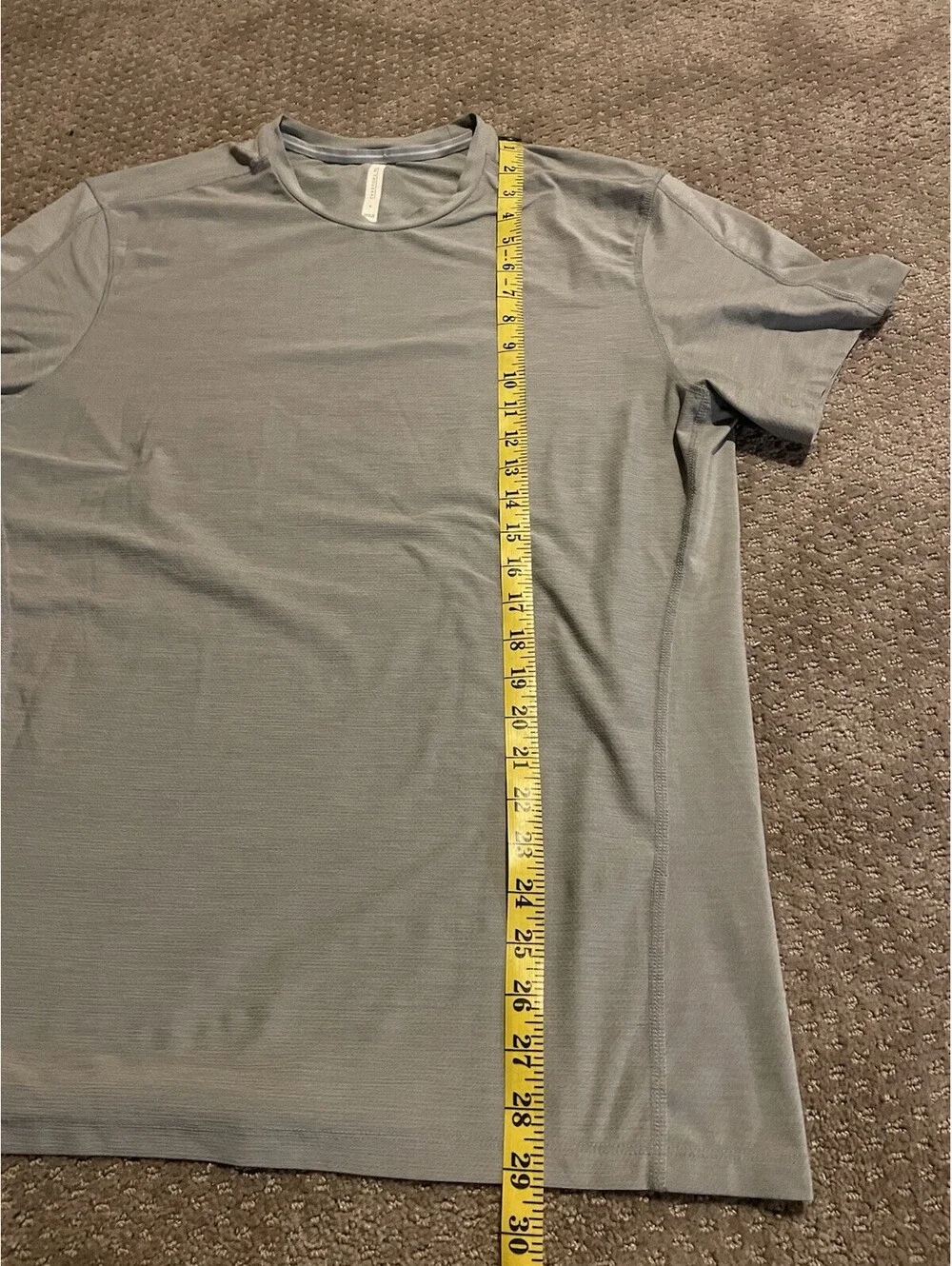 Ten Thousand The Lightweight Shirt Mens Large Gray Performance Athleisure Gym